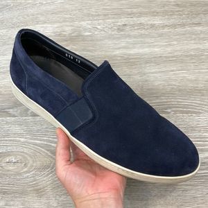 To Boot Navy Blue Suede Loafers